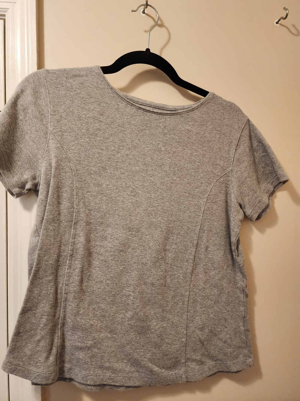 Coldwater Creek Heather Gray Short-Sleeve Tee